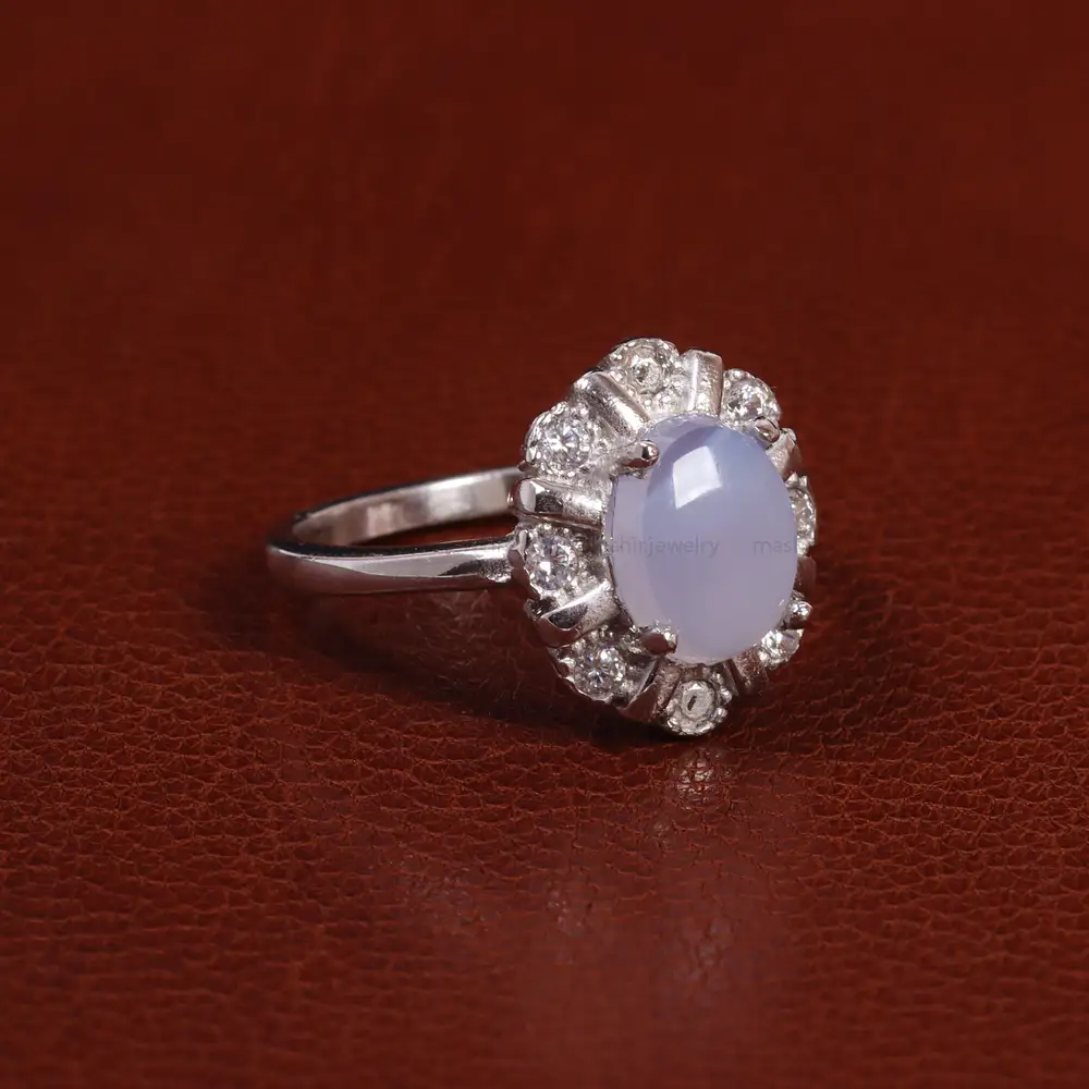 انگشتر عقیق زنانه سوسنی کد 24525