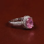 حلقه نقره زنانه کد 24533