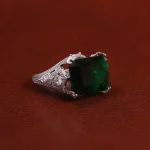 انگشتر طرح زمرد زنانه کد 24547