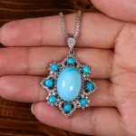 گردنبند فیروزه شجری کد 23271