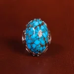 انگشتر فیروزه شجری مردانه کد 23994