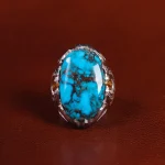 انگشتر فیروزه شجری مردانه کد 23999