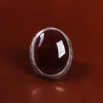 انگشتر عقیق یمن مردانه کد 24186