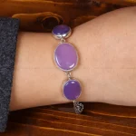 دستبند عقیق  سوسنی کد 24191