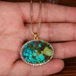گردنبند فیروزه شجری کد 24250