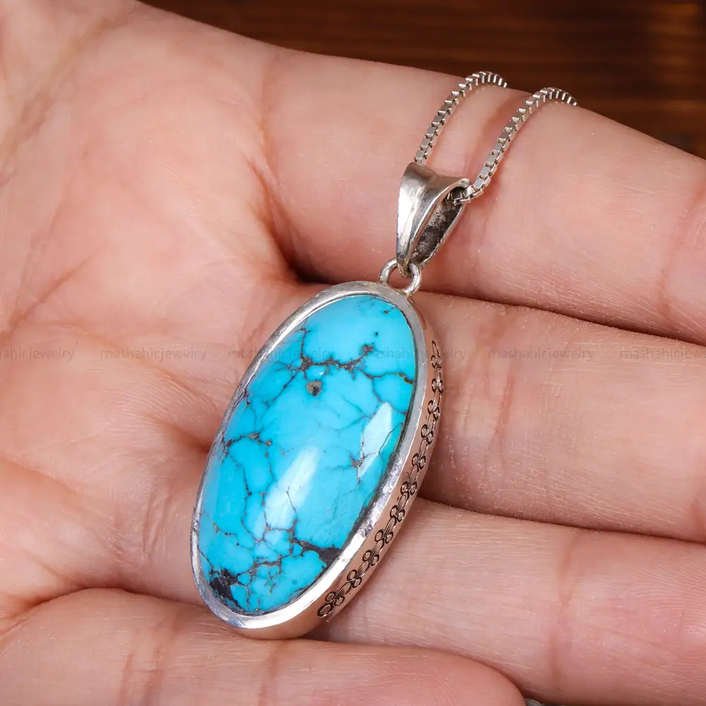 گردنبند فیروزه شجری کد 24256