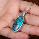 گردنبند فیروزه شجری کد 24257