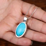 گردنبند فیروزه عجمی کد 24259