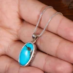 گردنبند فیروزه شجری کد 24263