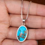 گردنبند فیروزه شجری کد 24265