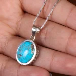 گردنبند فیروزه شجری کد 24266