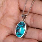 گردنبند فیروزه شجری کد 24267