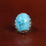 انگشتر فیروزه شجری مردانه کد 24301