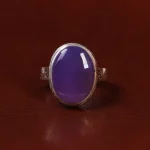 انگشتر عقیق سوسنی مردانه کد 24306