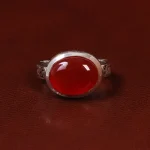 انگشتر عقیق یمن مردانه کد 24307