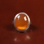 انگشتر عقیق یمن مردانه کد 24311