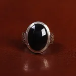 انگشتر عقیق یمن مردانه کد 24317