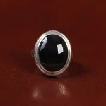 انگشتر عقیق جزع یمن مردانه کد 24318