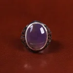 انگشتر عقیق سوسنی مردانه کد 24351