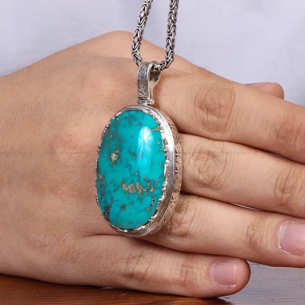 گردنبند فیروزه شجری کد 24358