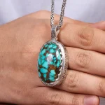 گردنبند فیروزه شجری کد 24366