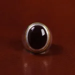 انگشتر عقیق یمن مردانه کد 24402