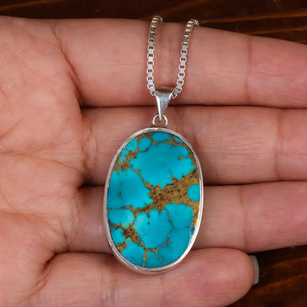 گردنبند فیروزه شجری کد 24424