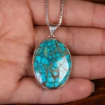 گردنبند فیروزه شجری کد 24427