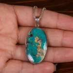 گردنبند فیروزه شجری کد 24428