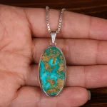 گردنبند فیروزه شجری کد 24430