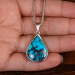 گردنبند فیروزه شجری کد 24435