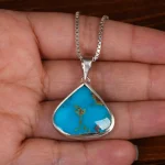 گردنبند فیروزه شجری کد 24440