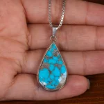 گردنبند فیروزه شجری کد 24445