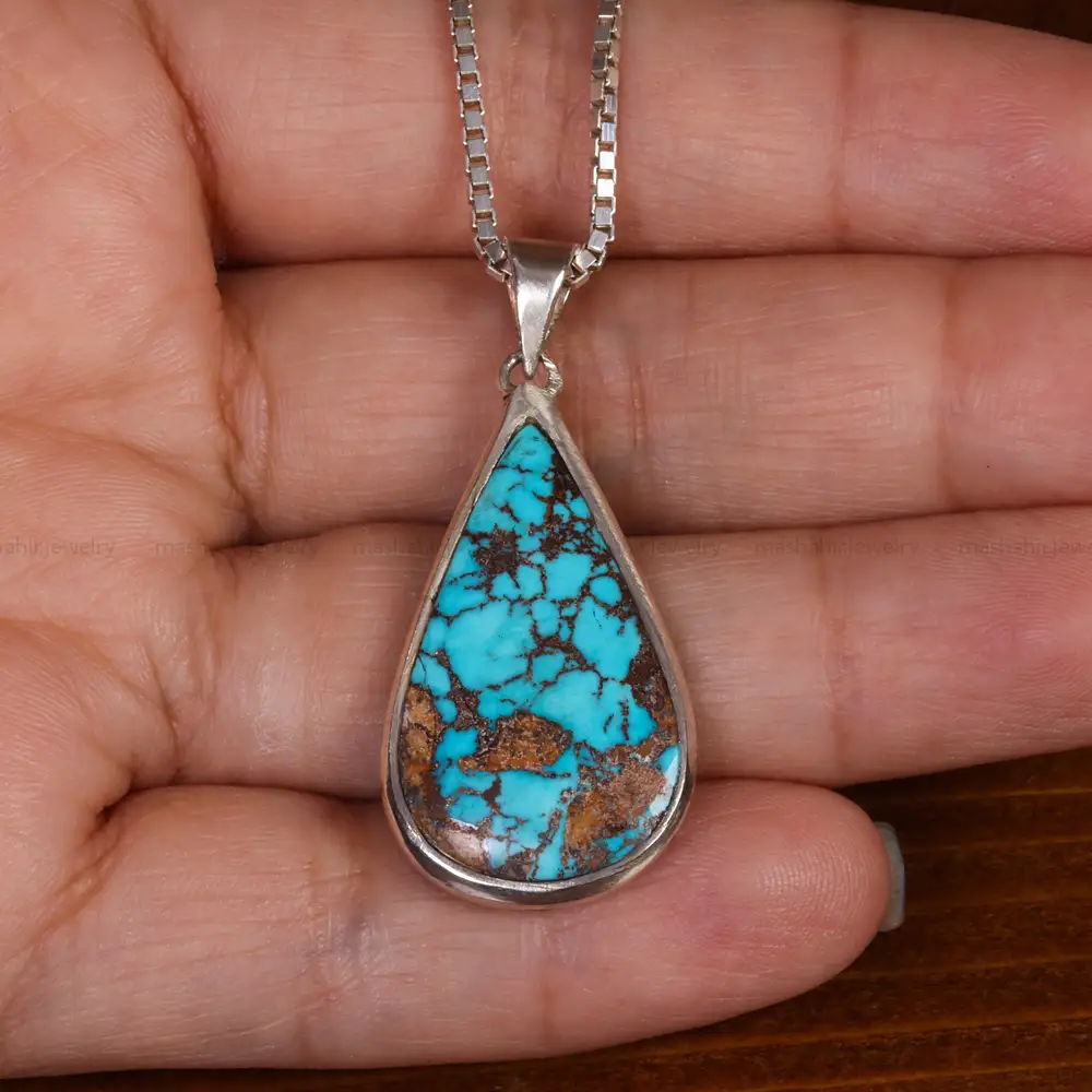 گردنبند فیروزه شجری کد 24446