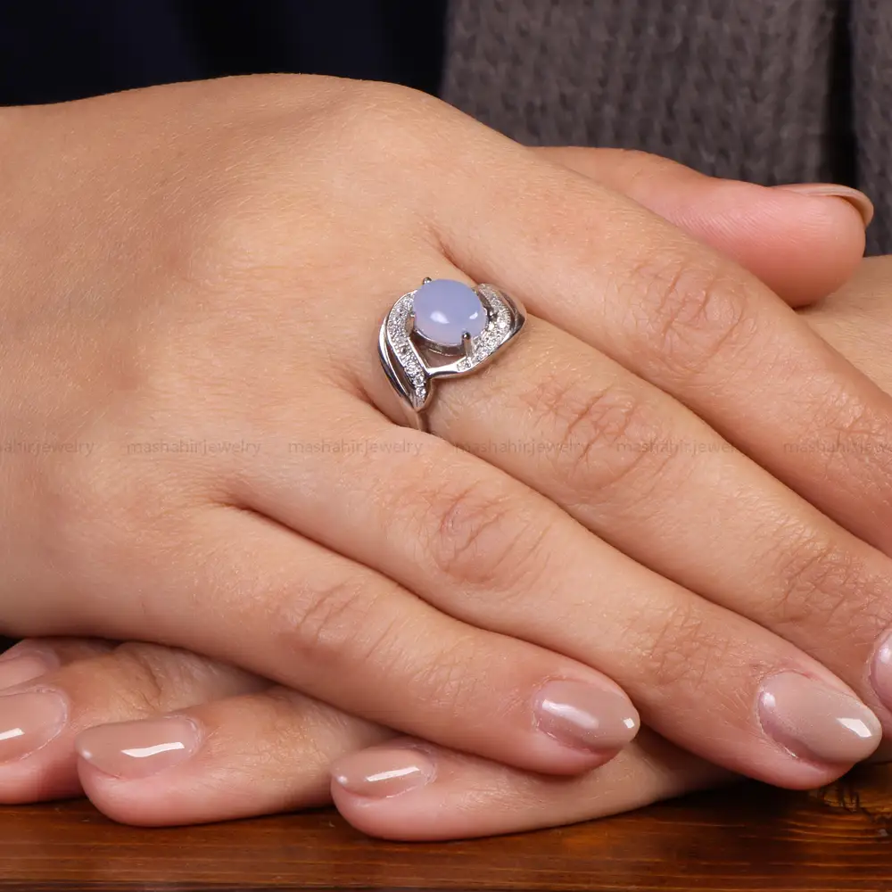 انگشتر عقیق زنانه سوسنی کد 24505