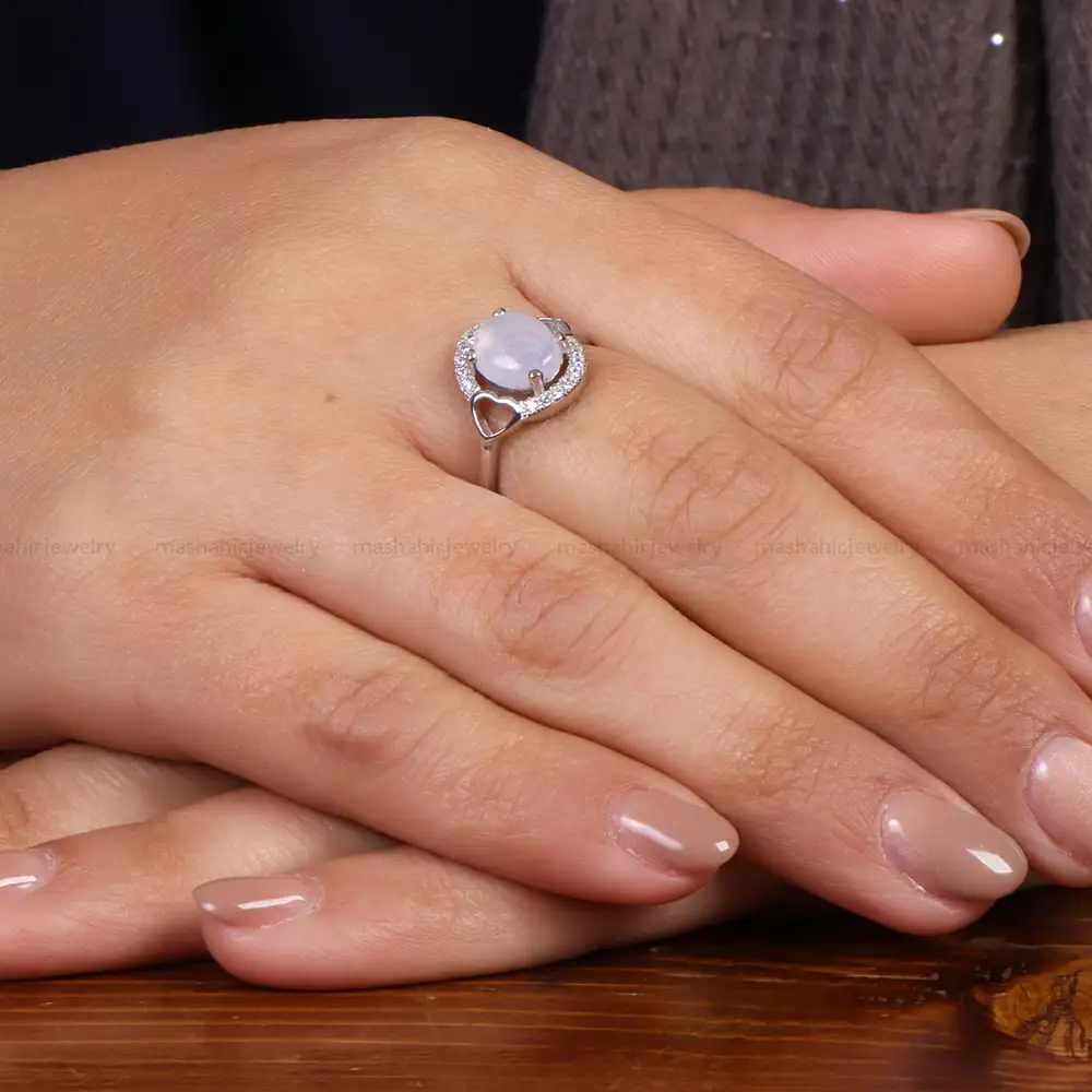 انگشتر عقیق زنانه سوسنی کد 24508