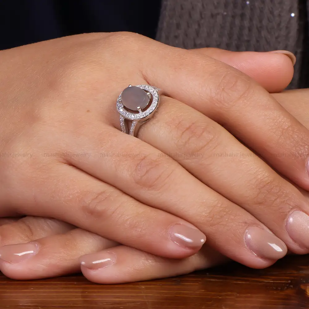 انگشتر عقیق زنانه سوسنی کد 24509