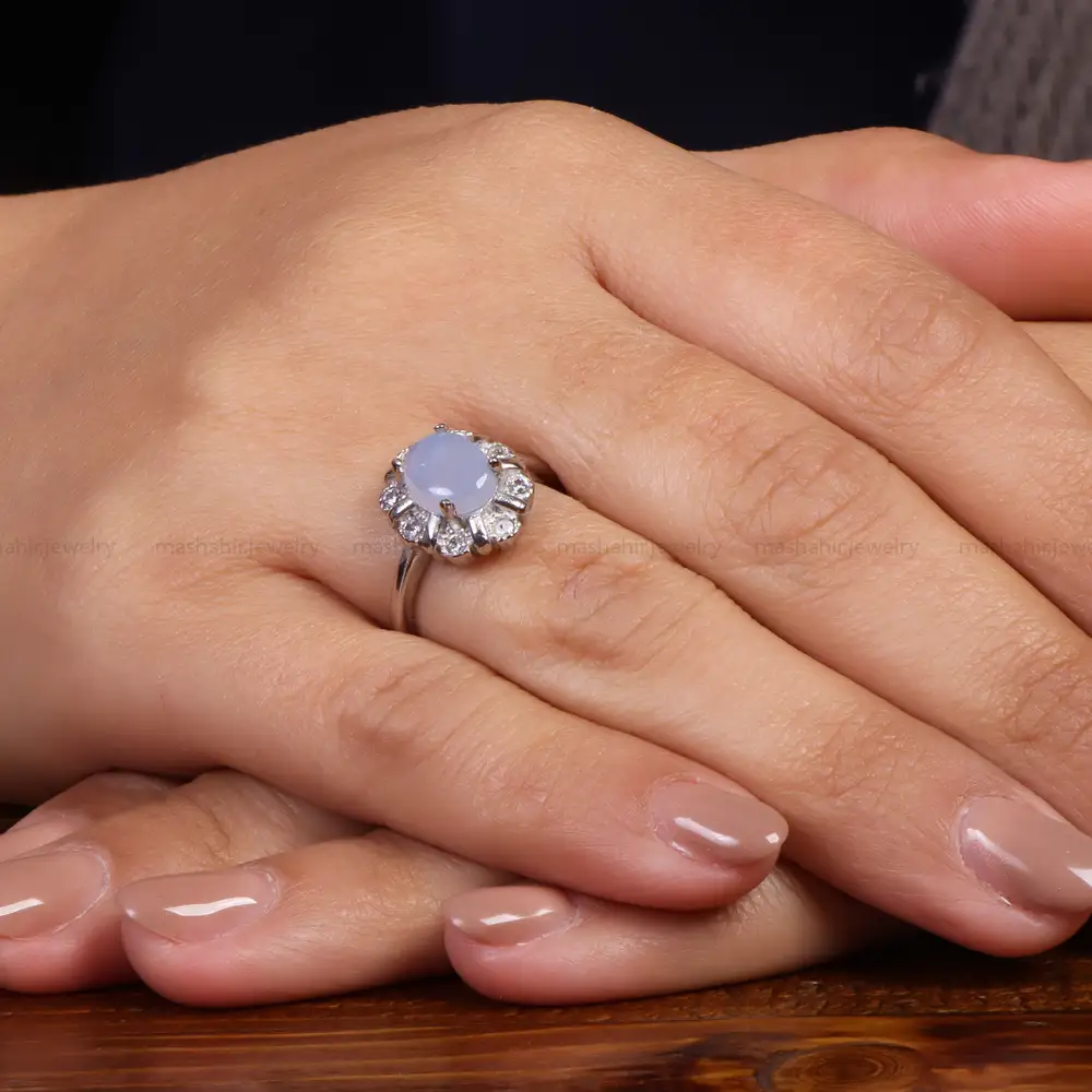 انگشتر عقیق زنانه سوسنی کد 24525