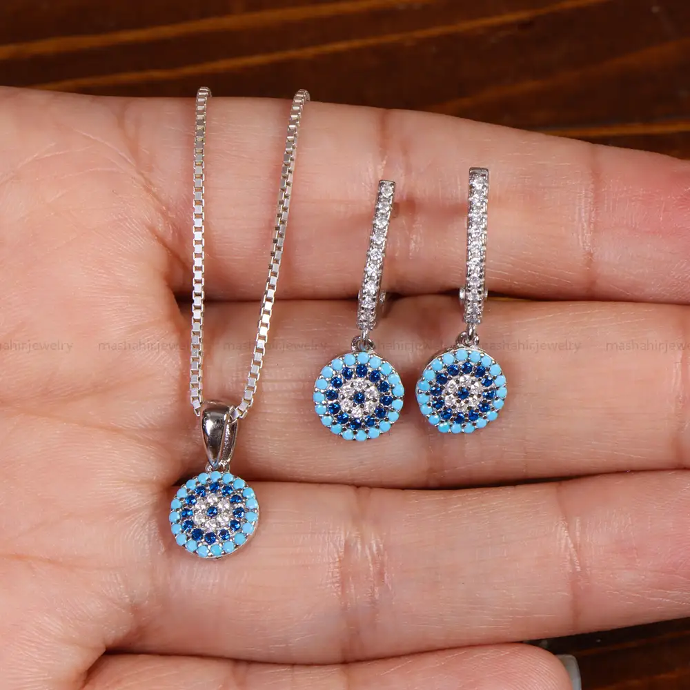 نیم ست نقره زنانه کد 24655