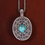 گردنبند فیروزه شجری کد 23602