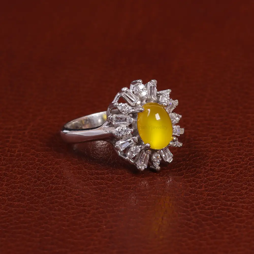 انگشتر شرف الشمس زنانه کد 24459