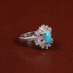 انگشتر فیروزه شجری زنانه کد 24475