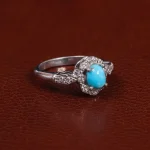انگشتر فیروزه بچه گانه کد 24477