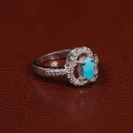 انگشتر فیروزه بچه گانه کد 24482