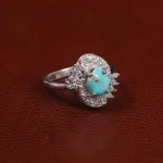 انگشتر فیروزه بچه گانه کد 24483