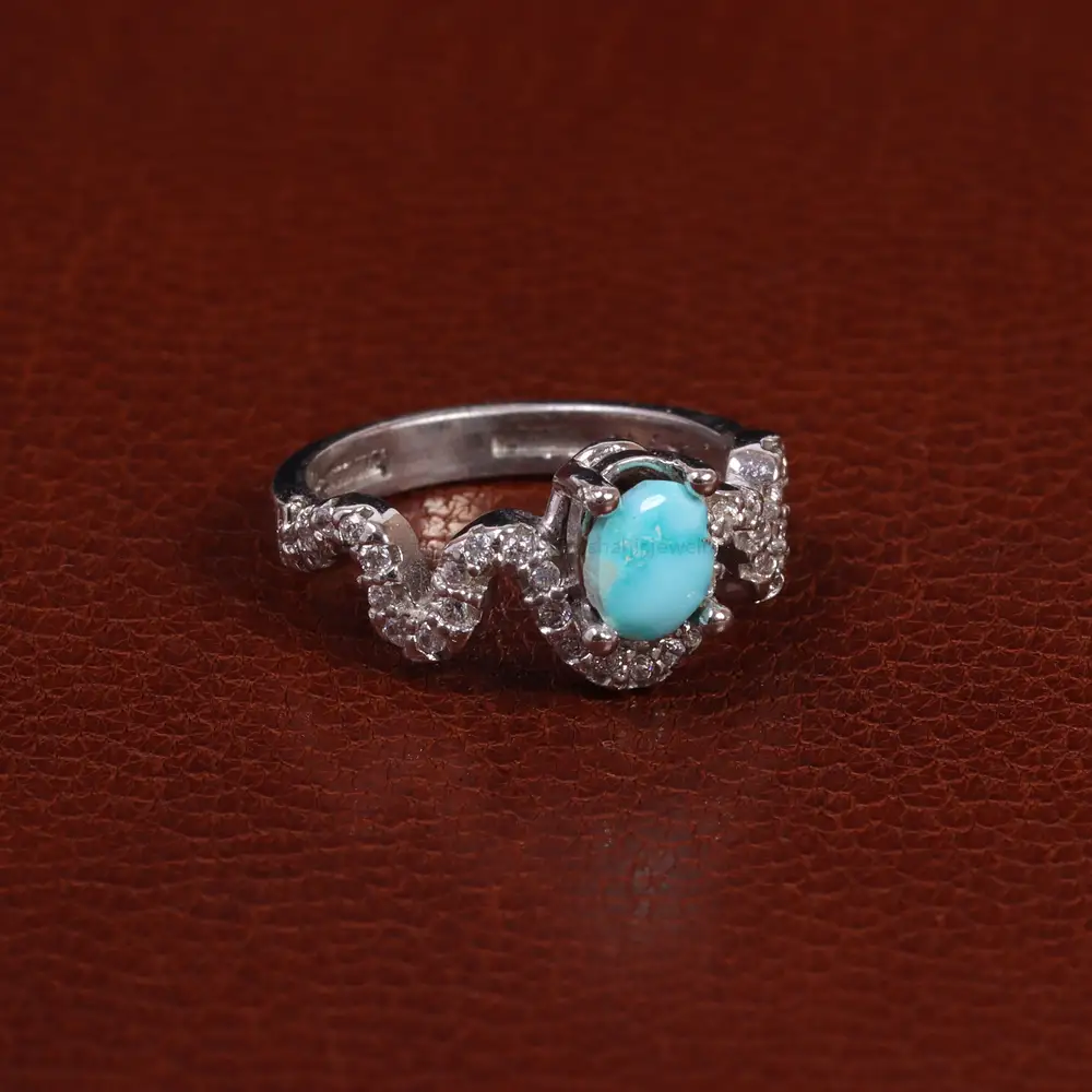 انگشتر فیروزه بچه گانه کد 24496