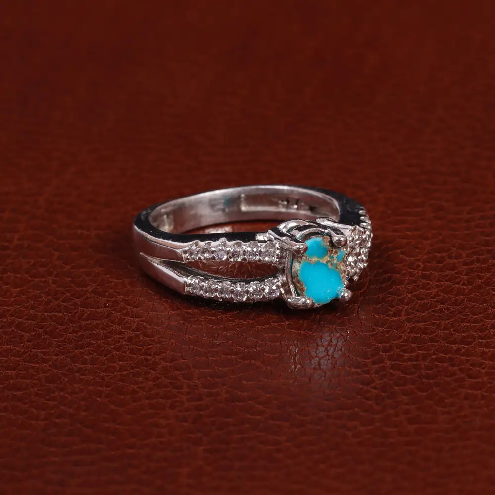 انگشتر فیروزه بچه گانه کد 24499