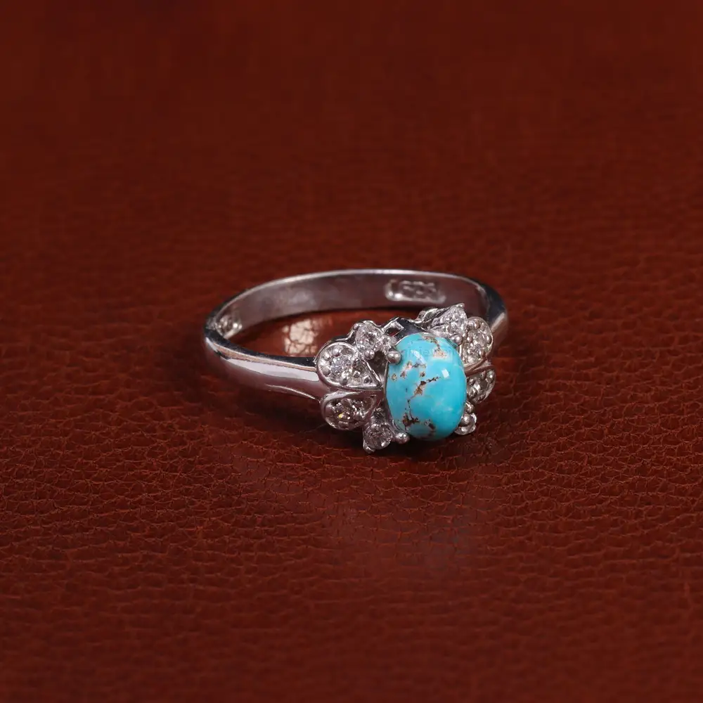 انگشتر فیروزه بچه گانه کد 24502