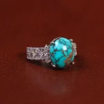 انگشتر فیروزه شجری زنانه کد 24574