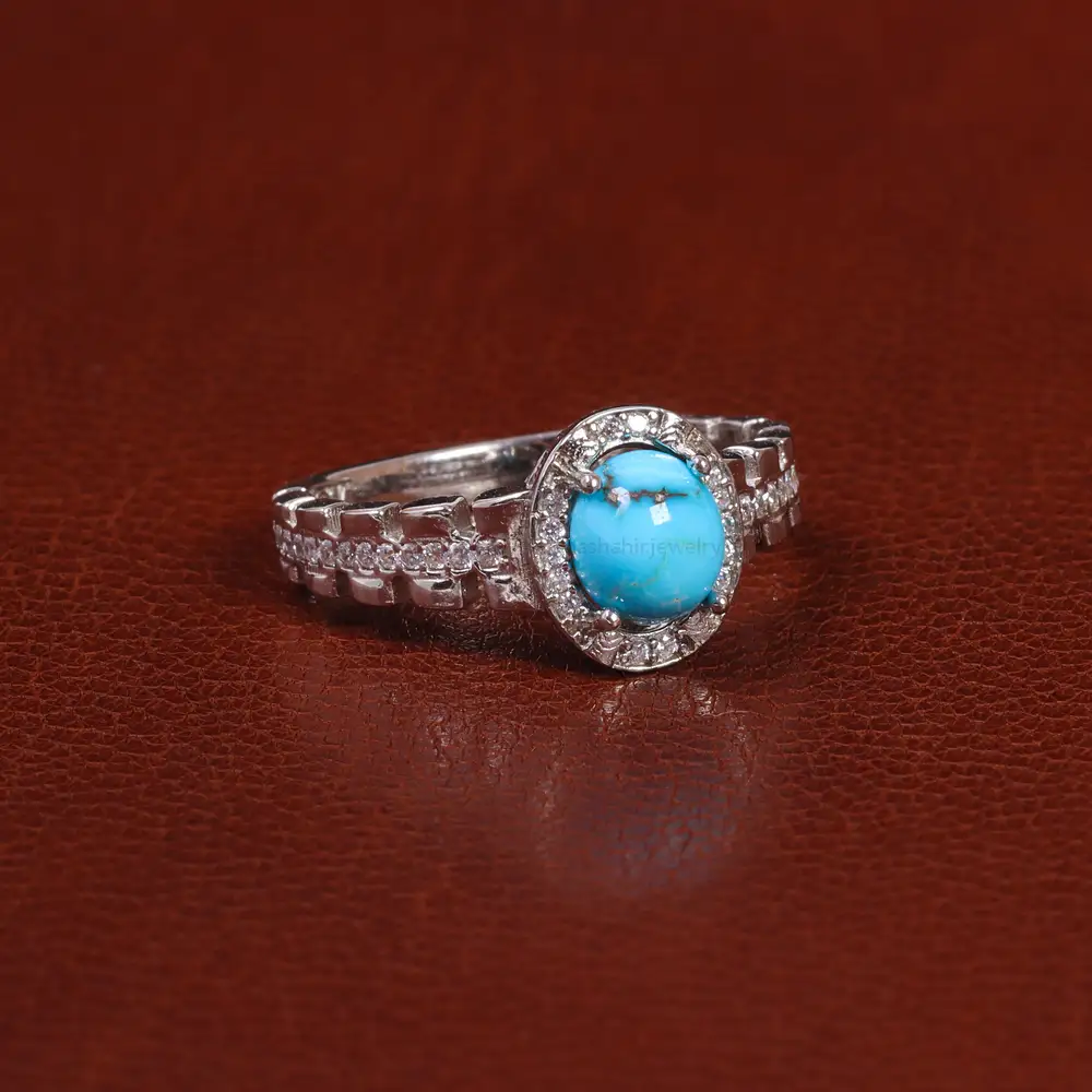 انگشتر فیروزه شجری زنانه کد 24576